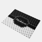 Paillasson Points noirs et blancs (Incliné)