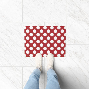 Paillasson Pois rouges, Motif à points polka, points, pointil