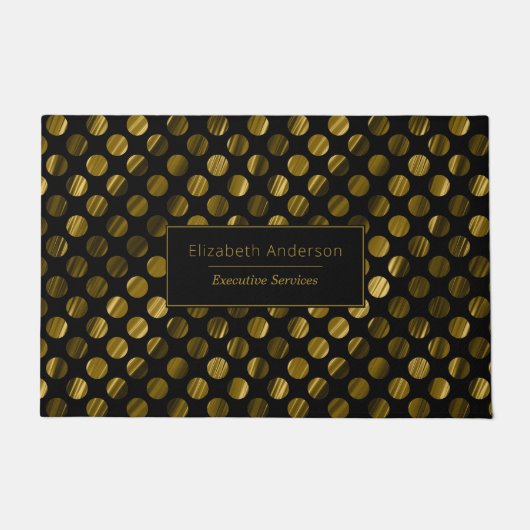 Paillasson Pois Wavy Gold (Devant)