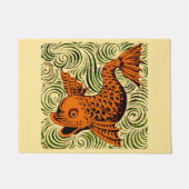 Paillasson Poisson Antique Carrelage Ancien art (Devant)