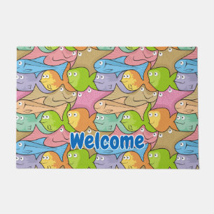 Paillasson Poisson caricature mat
