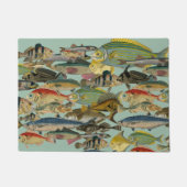 Paillasson Poisson Océanique Pêche Tropical Poisson Exotique  (Devant)