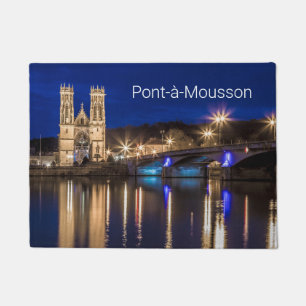 Paillasson Pont a Mousson Panorama avec Moselle Souvenir