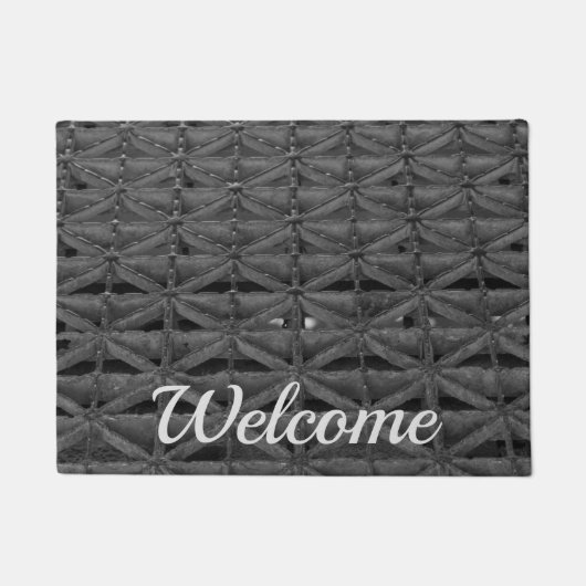Paillasson Pont utilisable Plaque de bienvenue Abstraite en n (Devant)