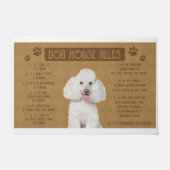 Paillasson Poodle Dog House Rules, If It Brock, It's Your (Devant)