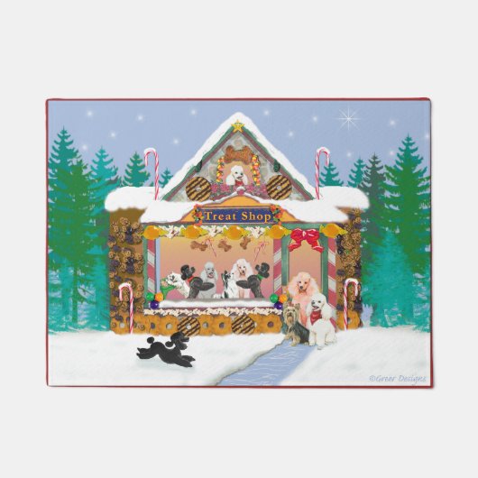 Paillasson Poodle Pet Treat Shop Doormat (Devant)