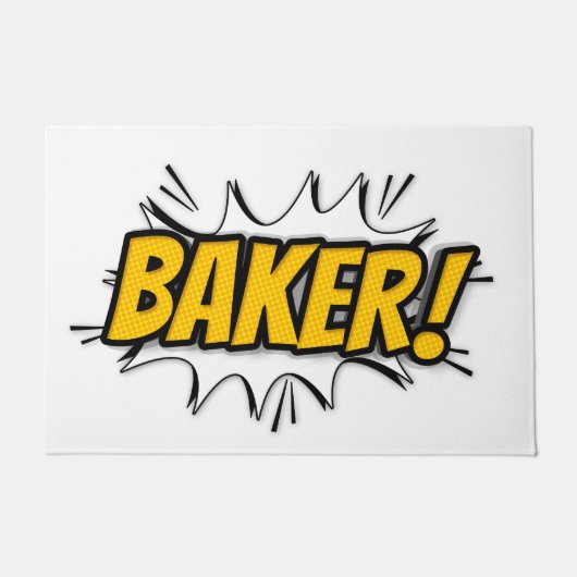 Paillasson Pop Art Baker (Devant)