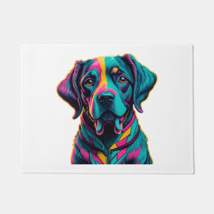 Paillasson Pop Art chien pour ajouter du plaisir et de la cou