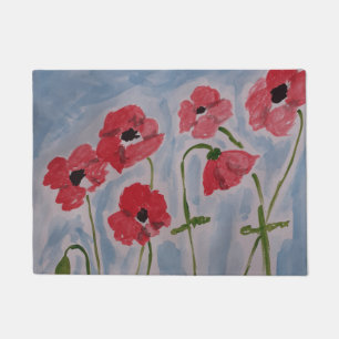 Paillasson Poppies rouges sauvages