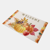 Paillasson Pormat Citrouille de Thanksgiving (Incliné)