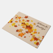 Paillasson Pormat de feuilles d'automne (Incliné)