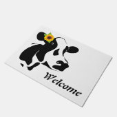 Paillasson Pormat de vache de bienvenue (Incliné)