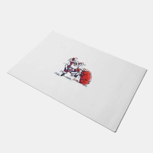 Paillasson Pormat Père Noël en colère (Incliné)