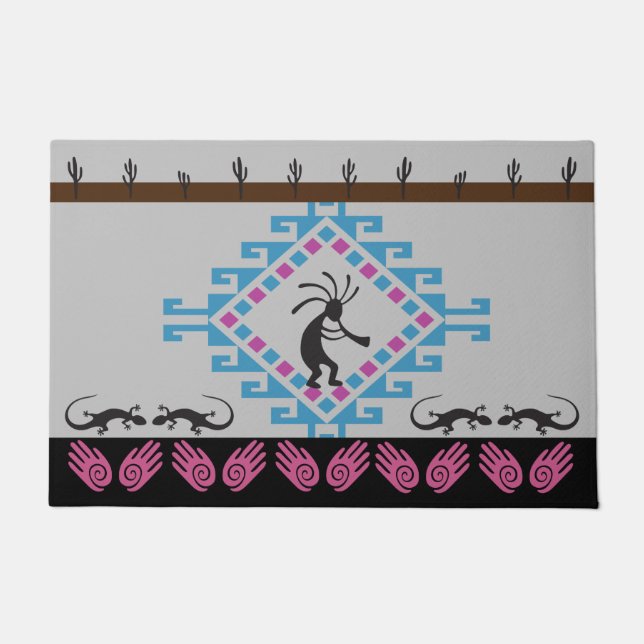 Paillasson Pormat sud-ouest indien Kokopelli (Devant)