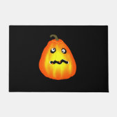 Paillasson Port Citrouille d'Halloween (Devant)