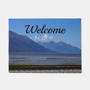 Paillasson Port de bienvenue de beauté de l'Alaska