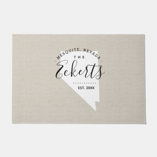 Paillasson Port de la famille Nevada Monogram (Devant)