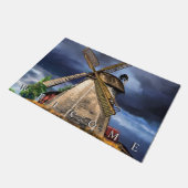 Paillasson Port de peinture Pays-Bas Windmill - Bienvenue (Incliné)