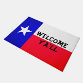Paillasson Port du drapeau du Texas (Incliné)