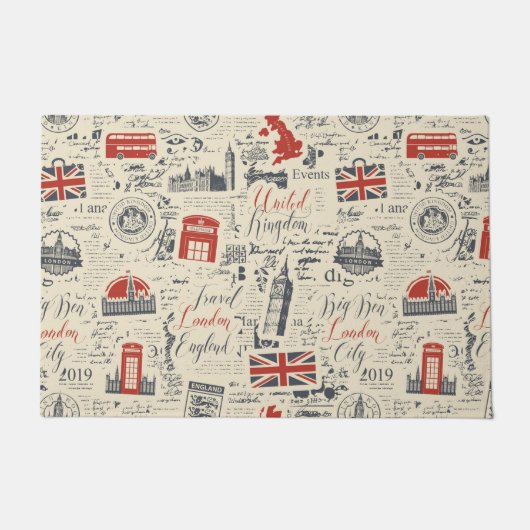 Paillasson Port vintage de Londres (Devant)