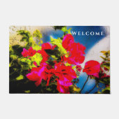 Paillasson Porte à fleurs lumineuses (Devant)