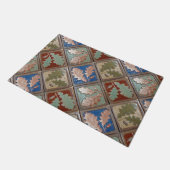 Paillasson Porte, Artiste Chêne feuille (Incliné)