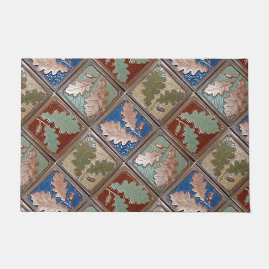 Paillasson Porte, Artiste Chêne feuille (Devant)