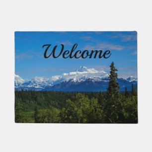 Paillasson Porte d'accueil du Mont McKinley en Alaska