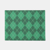 Paillasson Porte d'accueil Jacquard vert (Devant)