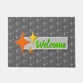 Paillasson Porte d'accueil rétro (Devant)