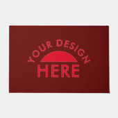 Paillasson Porte d'affaires Mat Entreprise Porte de logo (Devant)