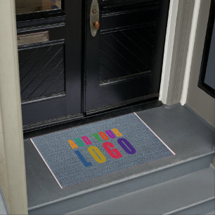 Paillasson Porte d'affaires Mat Logo de l'entreprise