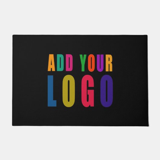 Paillasson Porte d'affaires Mat Logo de l'entreprise (Devant)