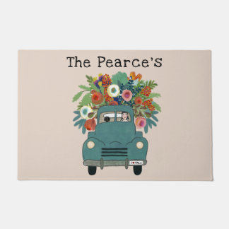 Paillasson Porte d'automne personnalisée