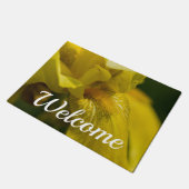 Paillasson Porte de bienvenue de la barbe de fer jaune (Incliné)
