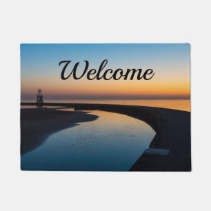Paillasson Porte de bienvenue du phare de Chicago Nord