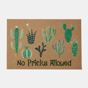 Paillasson Porte de cactus, Mat d'Adulte Succulent, Succulent
