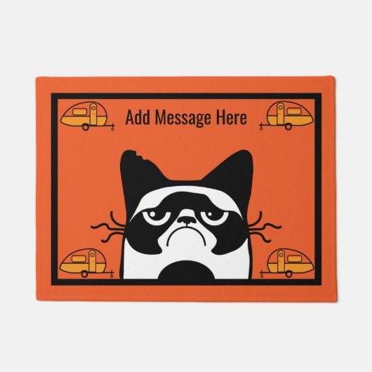 Paillasson Porte de chat caravane (Devant)
