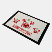 Paillasson Porte de crabe de Noël (Incliné)