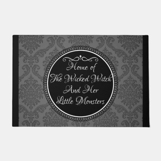 Paillasson Porte de décoration de la sorcière Wicked (Devant)