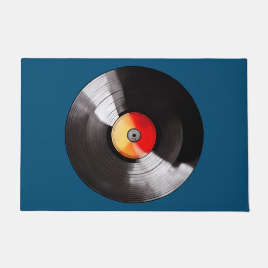Paillasson Porte de disques vinyle (Devant)