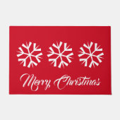 Paillasson Porte de flocon de neige (Devant)