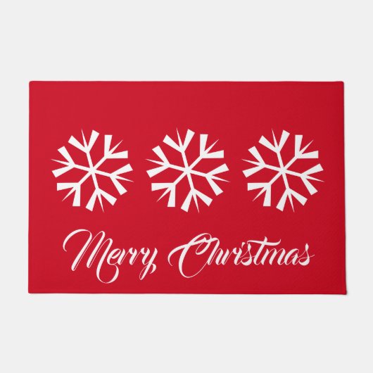 Paillasson Porte de flocon de neige (Devant)