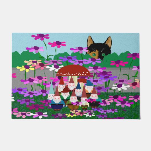 Paillasson Porte de Garden Gnomes (Devant)