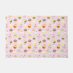 Paillasson Porte de la fête de Cupcake
