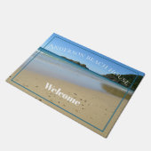 Paillasson Porte de plage de Shore personnalisée (Incliné)