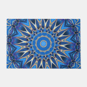 Paillasson Porte Décor Bleu (Devant)