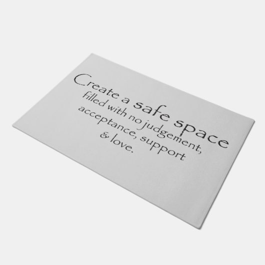 Paillasson Porte d'espace sécurisé (Incliné)