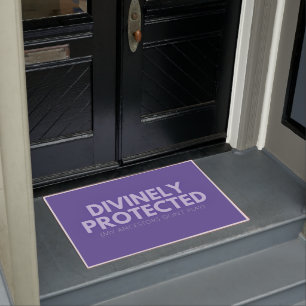 Paillasson Porte Divinitement Protégée