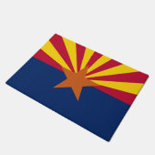 Paillasson Porte drapeau de l'État de l'Arizona mat (Incliné)